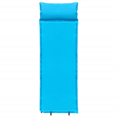 Samonafukovacia karimatka s vankúšom 186x53x2, 5 cm, modrá SPRINGOS ROVER