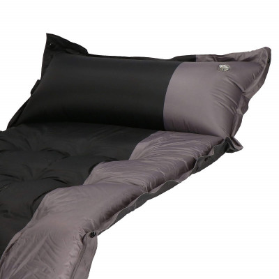 Samonafukovacia karimatka s vankúšom 188x66x5 cm, šedá SPRINGOS VOYAGER