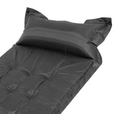 Samonafukovacia karimatka s vankúšom 188x66x5 cm, šedá SPRINGOS VOYAGER