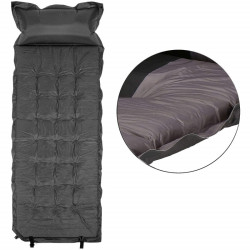 Samonafukovacia karimatka s vankúšom 188x66x5 cm, šedá SPRINGOS VOYAGER