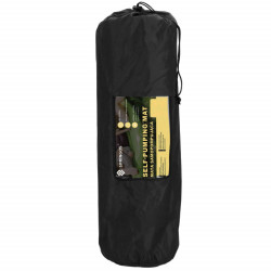 Samonafukovacia karimatka s vankúšom 188x66x5 cm, šedá SPRINGOS VOYAGER