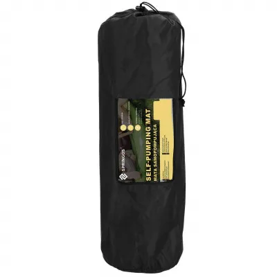 Samonafukovacia karimatka s vankúšom 188x66x5 cm, šedá SPRINGOS VOYAGER