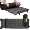 Samonafukovacia karimatka s vankúšom 188x66x5 cm, šedá SPRINGOS VOYAGER