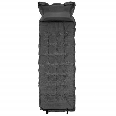 Samonafukovacia karimatka s vankúšom 188x66x5 cm, šedá SPRINGOS VOYAGER