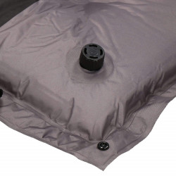 Samonafukovacia karimatka s vankúšom 188x66x5 cm, šedá SPRINGOS VOYAGER