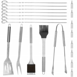 Grilovacie náčinie v taške sada 20ks SPRINGOS BQ0022