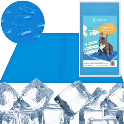Chladiaca podložka pre psa 40x30 cm, modrá SPRINGOS CHILL