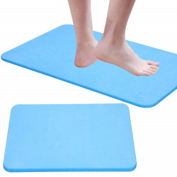 Kúpeľňová predložka 60x39 cm, modrá SPRINGOS CALEDON