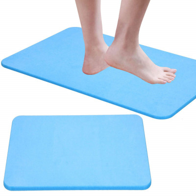 Kúpeľňová predložka 60x39 cm, modrá SPRINGOS CALEDON