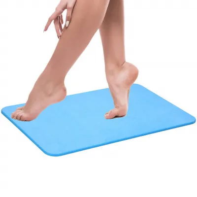 Kúpeľňová predložka 60x39 cm, modrá SPRINGOS CALEDON