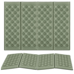 Skladacia karimatka na sedenie 40x28 cm, zeleno-čierna SPRINGOS TUNGA