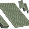 Skladacia karimatka na sedenie 40x28 cm, zeleno-čierna SPRINGOS TUNGA