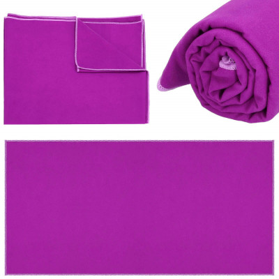 Rýchloschnúci uterák 150x75 cm, fialový SPRINGOS MENORCA