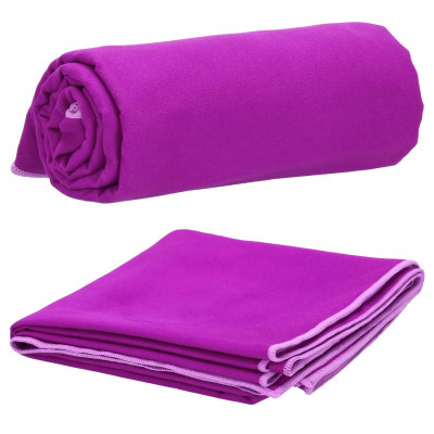 Rýchloschnúci uterák 150x75 cm, fialový SPRINGOS MENORCA