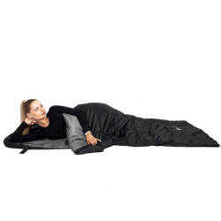 Spací vak 210x73 cm, čierny SPRINGOS ZOLA