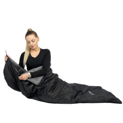 Spací vak 210x73 cm, čierny SPRINGOS ZOLA