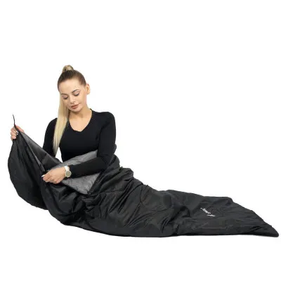 Spací vak 210x73 cm, čierny SPRINGOS ZOLA