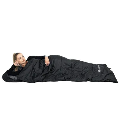 Spací vak 210x73 cm, čierny SPRINGOS ZOLA