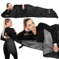Spací vak 210x73 cm, čierny SPRINGOS ZOLA