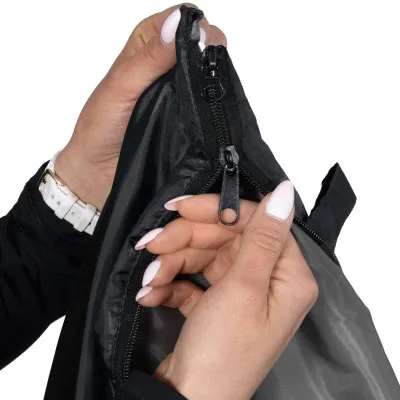 Spací vak 210x73 cm, čierny SPRINGOS ZOLA