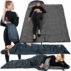 Spací vak 210x73 cm, grafitový SPRINGOS ZOLA