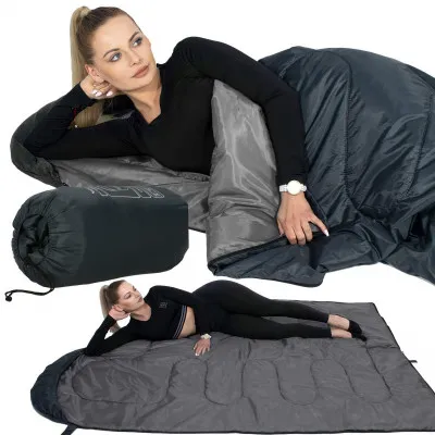 Spací vak 210x73 cm, grafitový SPRINGOS ZOLA