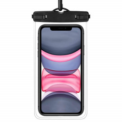 Vodeodolné púzdro na telefón SPRINGOS CS0017 transparentné