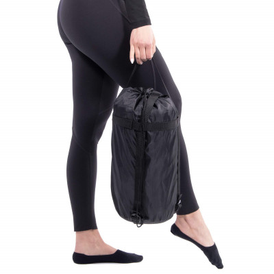 Spací vak 220x80 cm, čierny SPRINGOS MUMI