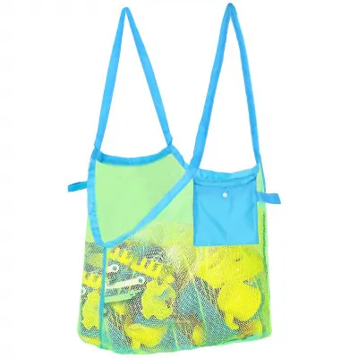 Plážová taška s uchami SPRINGOS PORTA modro-zelená