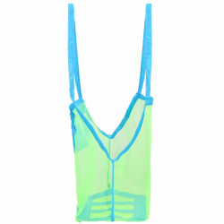 Plážová taška s uchami SPRINGOS PORTA modro-zelená