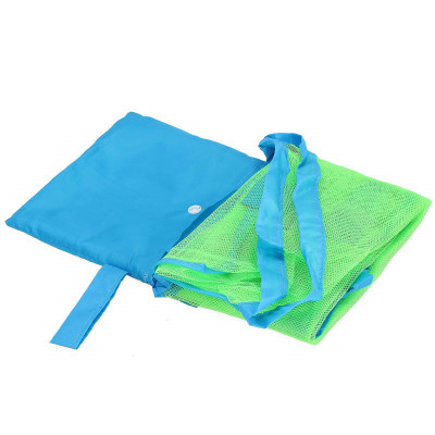 Plážová taška s uchami SPRINGOS PORTA modro-zelená