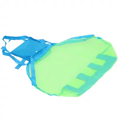 Plážová taška s uchami SPRINGOS PORTA modro-zelená