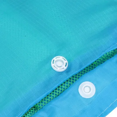 Plážová taška s uchami SPRINGOS PORTA modro-zelená