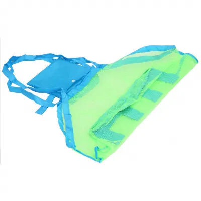 Plážová taška s uchami SPRINGOS PORTA modro-zelená