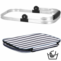 Chladiaca taška 28l, modro-biele pruhy SPRINGOS BELICE