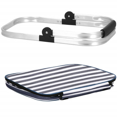 Chladiaca taška 28l, modro-biele pruhy SPRINGOS BELICE