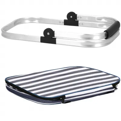 Chladiaca taška 28l, modro-biele pruhy SPRINGOS BELICE