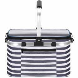 Chladiaca taška 28l, modro-biele pruhy SPRINGOS BELICE