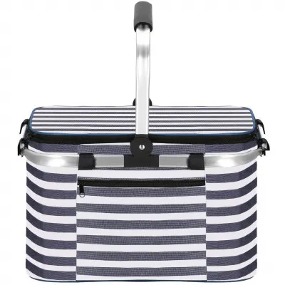 Chladiaca taška 28l, modro-biele pruhy SPRINGOS BELICE