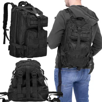 Turistický batoh 35l, čierny SPRINGOS MARINER
