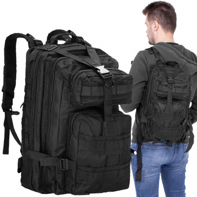 Turistický batoh 35l, čierny SPRINGOS MARINER