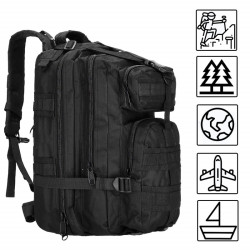 Turistický batoh 35l, čierny SPRINGOS MARINER