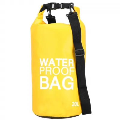 Nepremokavý vak 20l SPRINGOS WATER PROOF BAG žltý