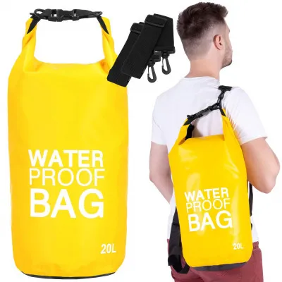 Nepremokavý vak 20l SPRINGOS WATER PROOF BAG žltý