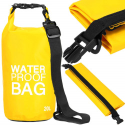 Nepremokavý vak 20l SPRINGOS WATER PROOF BAG žltý