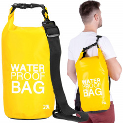 Nepremokavý vak 20l SPRINGOS WATER PROOF BAG žltý