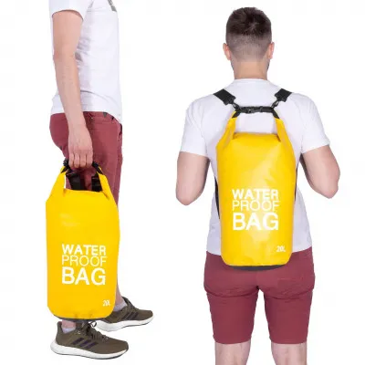Nepremokavý vak 20l SPRINGOS WATER PROOF BAG žltý