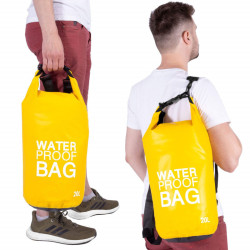 Nepremokavý vak 20l SPRINGOS WATER PROOF BAG žltý