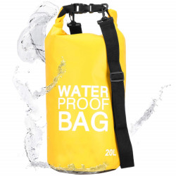 Nepremokavý vak 20l SPRINGOS WATER PROOF BAG žltý