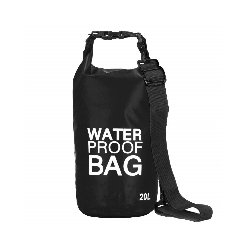 Nepremokavý vak 20l SPRINGOS WATER PROOF BAG čierny